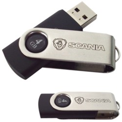 Pen Drive 4Gb - Gravado a Laser