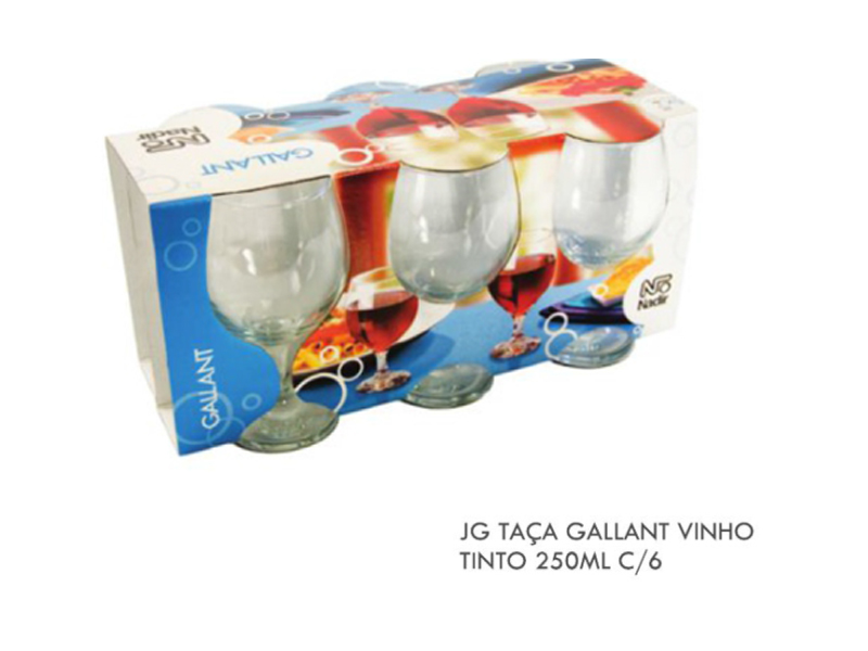 Jogo Taça Gallant Vinho 250ML - 1047 (F)